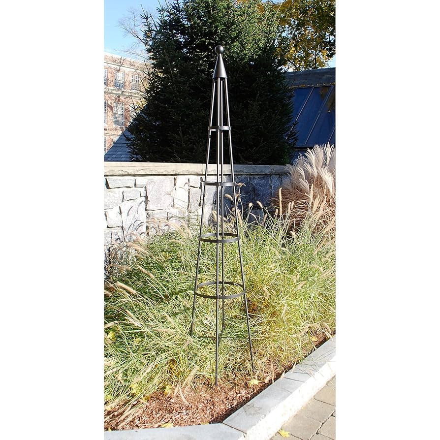 Amazon.com : Achla Designs OBL-01, 61-in Wrought Iron Garden